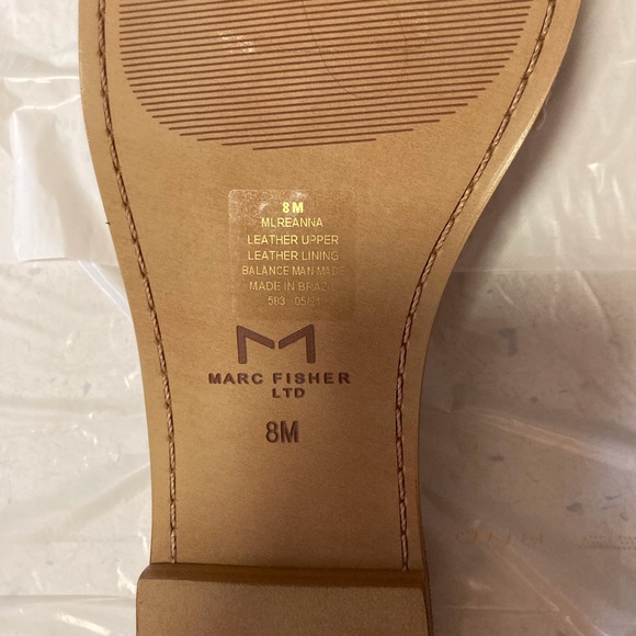 Marc Fisher Leather Sandals - Picture 5 of 7